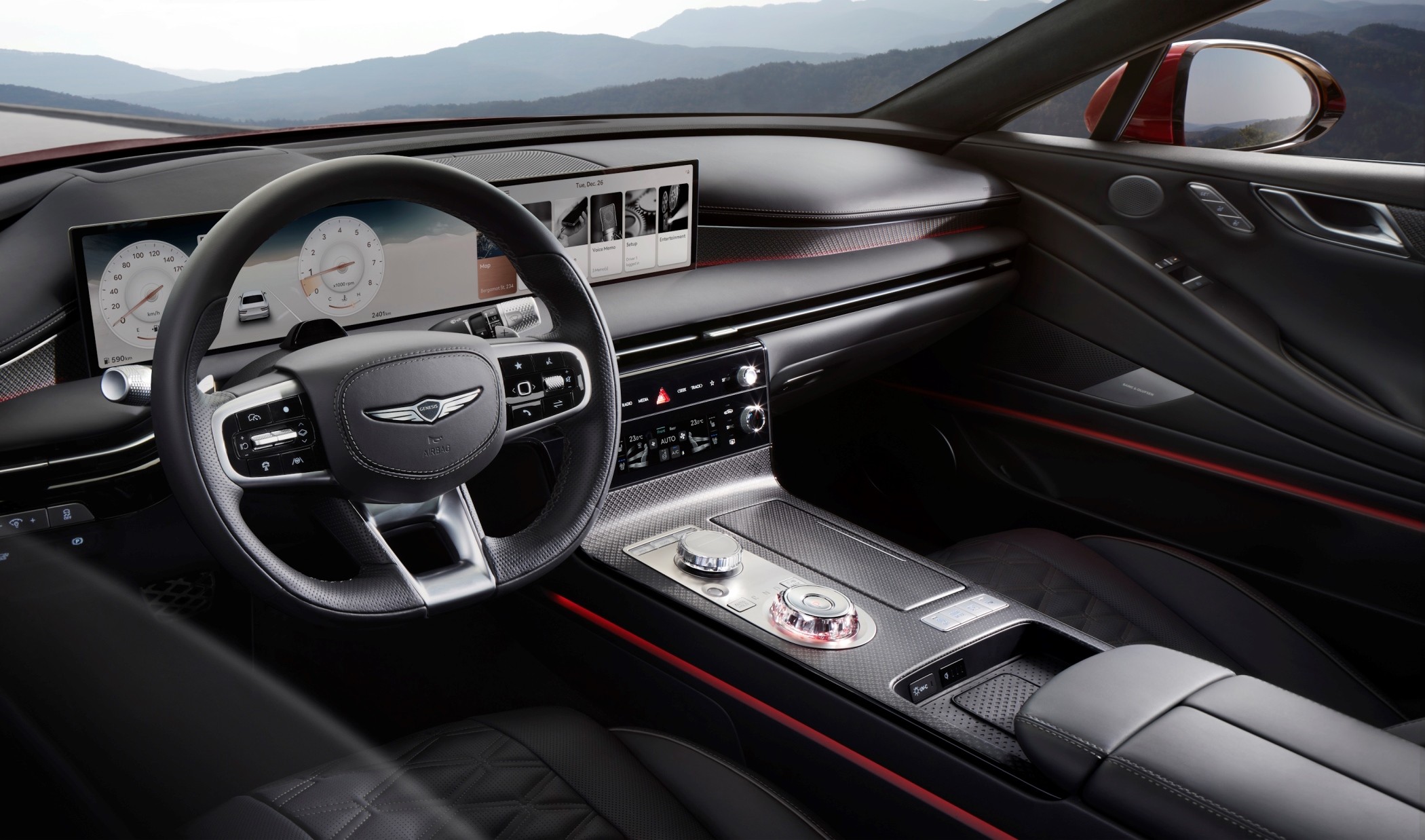 Genesis G80 2025 Interior Trim کاور محافظ تریم داخلی جنسیس G80 مدل ۲۰۲۵